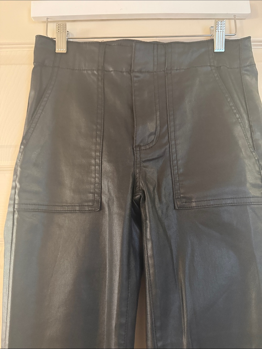 Kut from the Kloth Black Coated Skinny Jeans - Picture 3 of 8